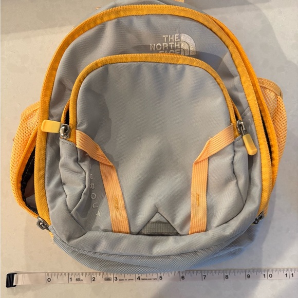 The North Face Sprout Toddler Backpack. Orange and Gray - Picture 10 of 10